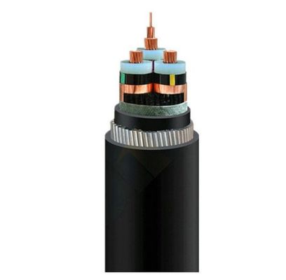 Fil électrique souterrain de la SWA du câble blindé moyen XLPE de la tension 1-35KV